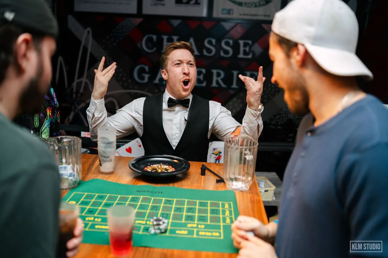Soirée casino de l’ASAP UQTR, table de jeu
